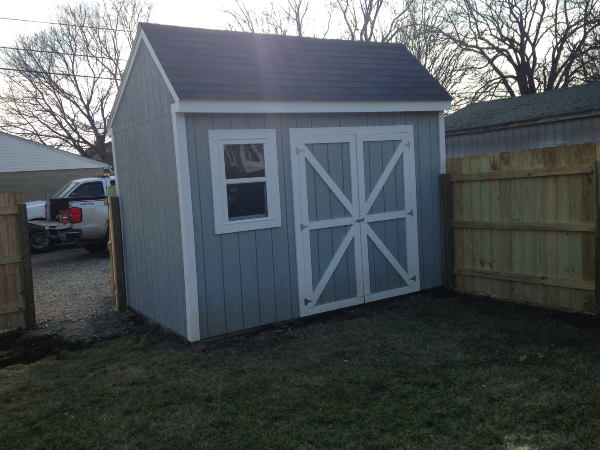 Custom built yard storage building in Lancaster