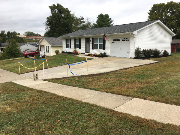 driveway addition partial replacement
