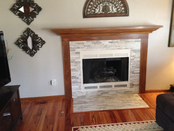 fireplace mantle in Reynoldsburg