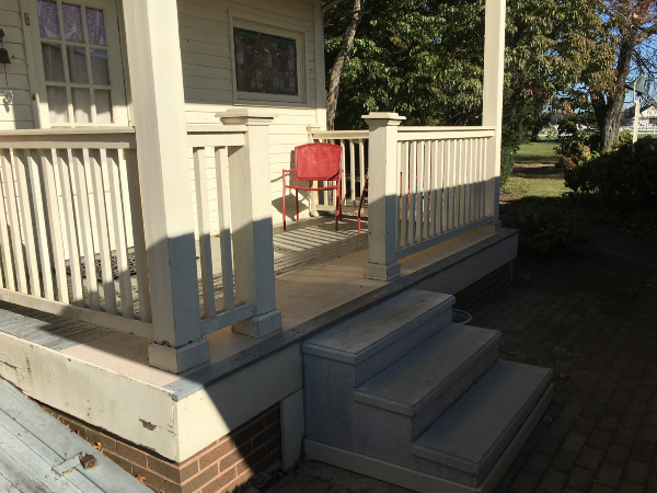 Rear porch and side porch floor replacement
